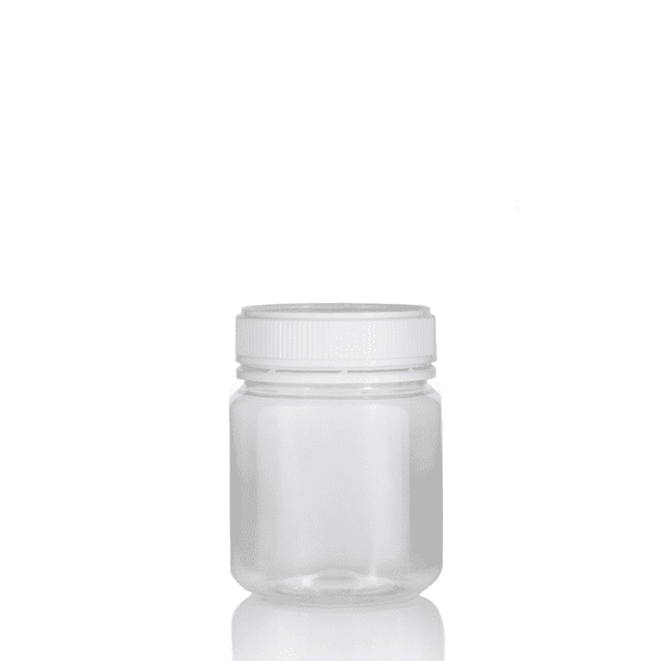 Jar PET Round 340g/312ml Clear 60mm neck