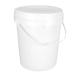 18048800101 20L Round Pail White Plastic Handle