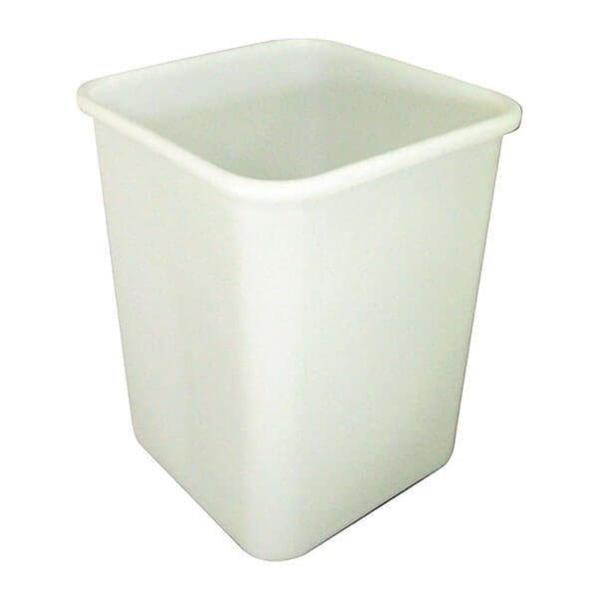 Square Bin 60 Litre White IFP Group   18032000000 Bin Square 60ltr 430x430x550mm Natural 